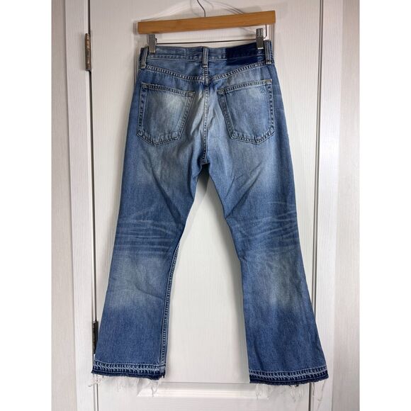Rag & Bone Women's Carlsbad Vintage Crop Flare Jeans 100% Cotton Size 25 - Picture 4 of 12